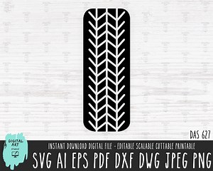 Tire Track SVG | Mud Tire Tread Vector, off Road Wheel (digital Download) - Etsy