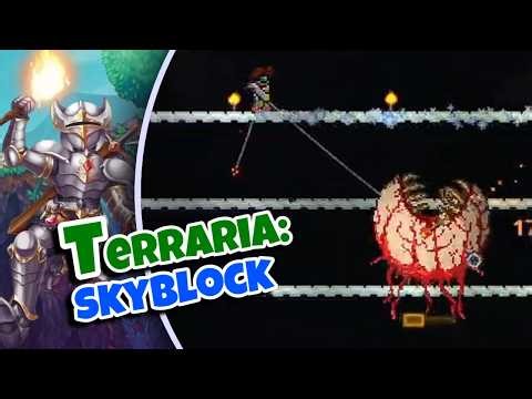 TERRARIA 1.4.5 SKYBLOCK | ¡CAE EL OJO DE CTHULHU! | Ep. 4