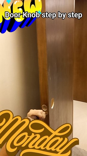 Door knob installation step by step guide #electrician #control #power #technician #switch #wiring #engineering #fblifestyle #DIY #electrical | Electricians Guide