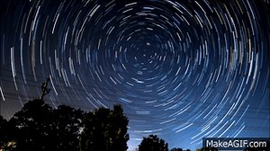 North Star (STAR TRAILS) Time-lapse HD! on Make a GIF