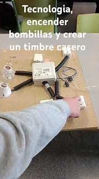 Aprende a crear un circuito de bombillas, un enchufe y un timbre 🛎️