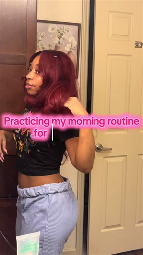 Here’s my current morning routine minus me pretending to wake up and get out of bed lol #morningroutine #microcurrent #grwm #wiggeylou