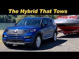2020 Ford Explorer Hybrid Review | Fuel Sipping Toy Hauler