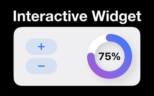 使用SwiftUI+WidgetKit创建iOS17小部件