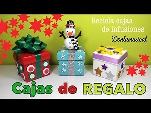 Original gift boxes: Easy Christmas crafts