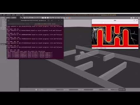 RRT*N on a gazebo simulation