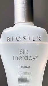 Give your hair some therapy, with BioSilk Silk Therapy 💧 | Biosilk