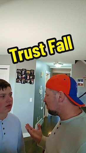 Trust Fall Exercise with Dad