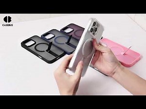Casebus Heavy Duty Magnetic Phone Case, Support Magsafe, Military Grade Shockproof, with Kickstand