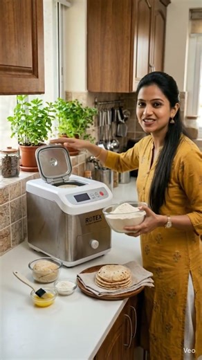 Aata Dalo aur Roti Taiyar! 😱 Automatic Roti Making Machine #Shorts #trending #rotimachine #roti