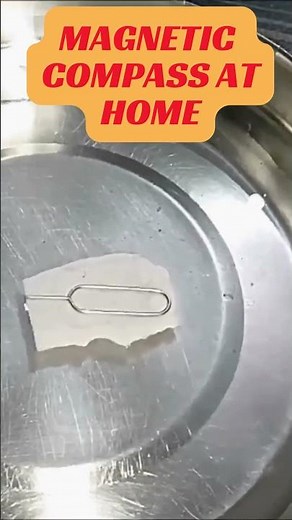 Make a Magnetic Compass at Home 🧭 | Easy Science Experiment #magnet #compass #scienceproject
