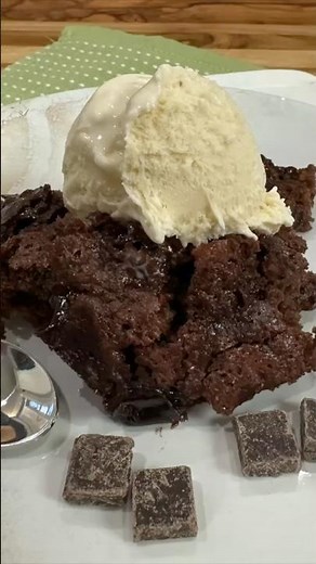 🍫 Gooey Chocolate Cobbler! | Watch the Full Recipe on My Channel!