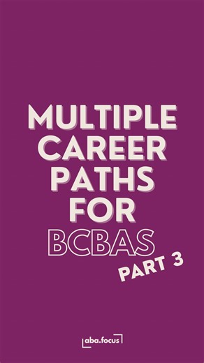 aba.focus | ABA Resources on Instagram: "BCBAs do more than you think! Which BCBA career path surprised you the most? If you’re a BCBA using your certification in a creative way, let me know. Maybe we can do a future collab for my BCBA career reels! #BCBA #ABA #BehaviorAnalysis."