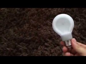 Philips LED light bulb is comically flattened
