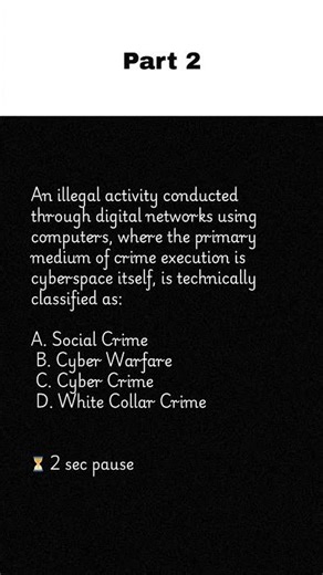 What Is Cyber Crime? | SSC, MPPSC, UPSC | Most Basic but Tricky MCQ 🔥