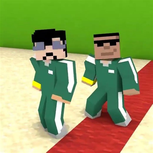 Squid Game Red Light Green Light #minecraftshorts #minecraft