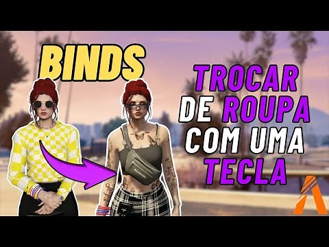 COMO FAZER BINDS DE ROUPAS NO GTA RP ››MUDAR RÁPIDO DE ROUPA‹‹