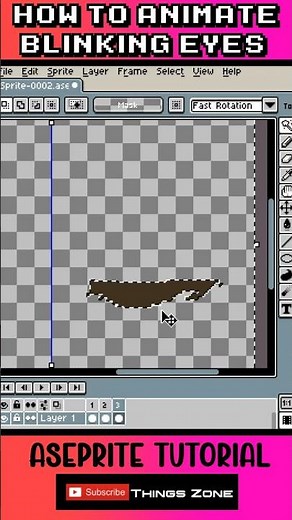 How to Animate Blinking Eyes in Aseprite (Quick Tutorial) #pixelart #indiedev #tutorial #gamedev