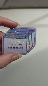 Brain Not Responding Sticker | Chronic Illness Sticker | Disabled Sticker | Invisible Illness Sticker - Etsy