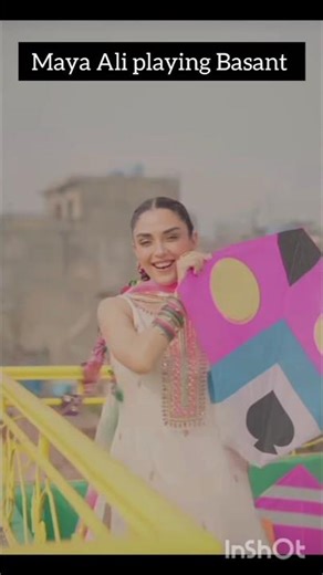 Maya Ali playing Basant #ytshorts #mayaali #shorts #viral