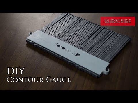DIY Contour Gauge/Curve measuring tool