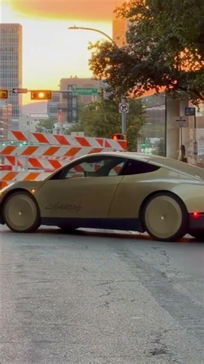 Tesla Cybercab | Tesla Robotaxi Real Life View #fyp #viral #tesla
