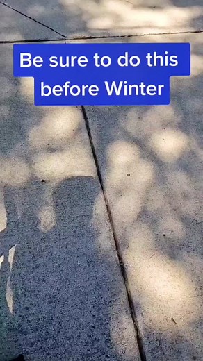 Seal up those cracks in your concrete driveway and sidewalk before winter. #thedailydiy #diy #doityourself #diyproject #homwrepair #concrete #learnontiktok #drivewayrepair #concreterepair #sikaflex #homemaintenance