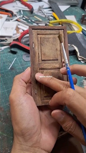 MINIATURE ART 🎨😱 #shorts