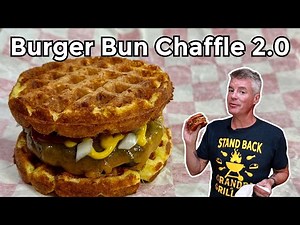 Return of the Best Burger Bun Chaffle - Sturdy Yet Soft and Not Eggy