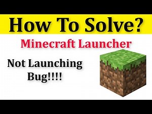 How To Fix Minecraft Launcher Not Launching Bug || Fix Minecraft Not Open Open Error Fix