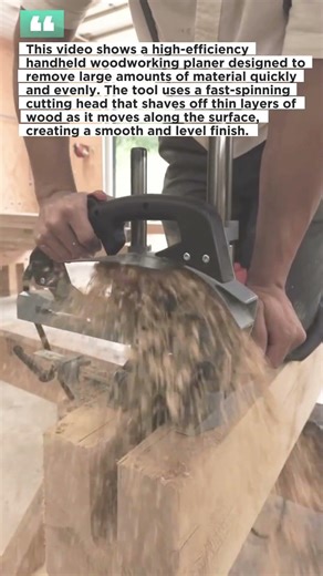 This Powerful Wood Planing Tool Removes Material in Seconds!