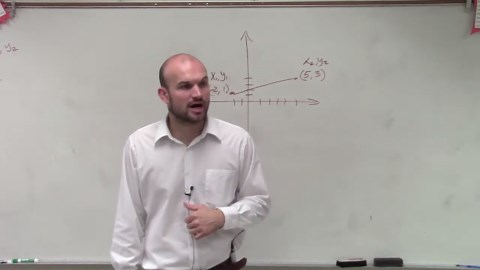 What is the distance formula and how do you derive it?