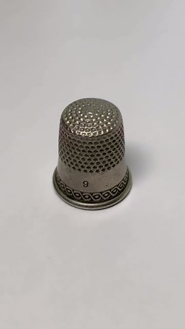 Antique Silver Dimpled Pattern Thimble - Etsy