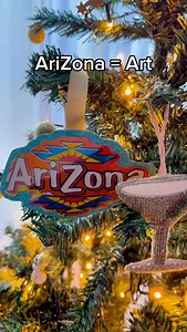 AriZona under and on the tree. 🎄 #drinkarizona #arizonaeurope #diy | AriZona Iced Tea Europe