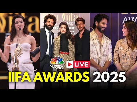 IIFA Awards 2025 LIVE: Bollywood's Biggest Night | IIFA Red Carpet | SRK, Nora Fatehi, Kriti |N18L