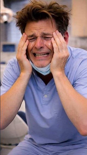 Why is this dentist crying?