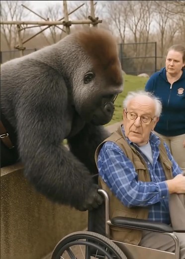 At the zoo, a gorilla suddenly attacked a man in a wheelchair, grabbed the handles of his chair, and refused to let go: the zookeepers tried to save the man, but then something completely unexpected happened The man often spent time at the zoo. Long before the accident, when he could still walk, he had worked there as a caretaker and loved the animals — and the animals loved him in return. Even after retiring, he continued to visit almost every Saturday: he would stand for a long time by the enc