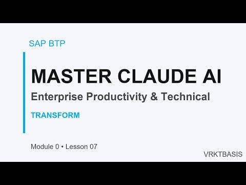 Master Claude AI: Business Applications & Technical Skills for Enterprise Productivity