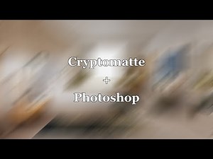 Post processing using Cryptomatte with Photoshop