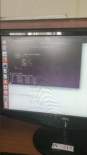 Mapreduce example using mongodb