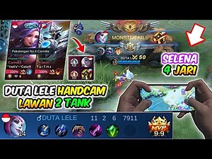 DUTA LELE Handcam !! KECEPATAN 4 JARI SELENA GrandFlame - Mobile Legends