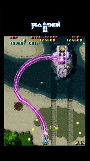 Raiden II 8 - Classic Arcade Gameplay#shorts
