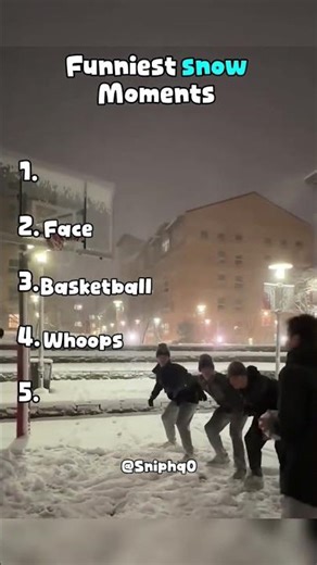 Ranking funniest snow moments ❄️