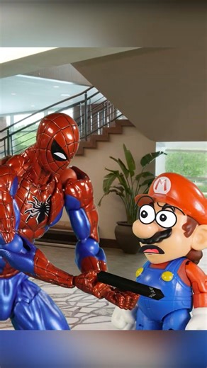 Spider-Man vs Mario The Savage Death Note Twist #spiderman #mario #shorts