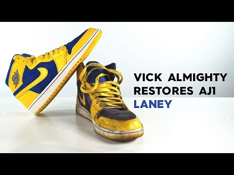CRUSTY Air Jordan 1 Sneaker RESTORED by Vick Almighty!