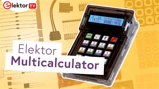 Elektor MultiCalculator Kit Demo Shows 22 Bench Functions