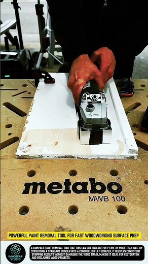Powerful paint removal tool for fast woodworking surface prep #tool