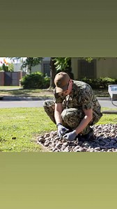 SUBLANT Sailors took pride in their space and participated in a command clean-up by doing some landscaping around our building. | Commander, Submarine Forces