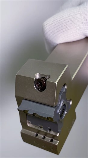 🎉 Attention! TungHeavyGroove and TetraForceCut have joined forces to create the TCGB27W insert. This insert features a unique, elongated shape that provides its four cutting edges with enough width to cover the profile. The insert blanks can be tailored by customers themselves to custom form for their specific applications or can be fabricated by us according to customers' specifications. With our proven TetraForceCut insert clamping method, the insert stays fixed in place at three contact area