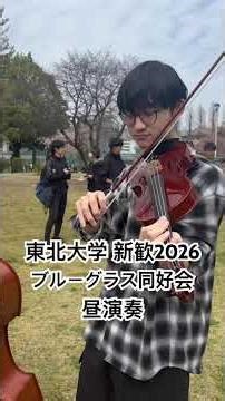 新入生の皆さん‼️入学おめでとうございます‼️🌸/東北大学ブルーグラス同好会 新歓 2026 #bluegrass #東北大学 #新歓 #大学生 #サークル #音楽 #新入部員募集 #春 #楽器